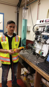 Electrical and Instrumentation Technology student, Carlos Magana, participated in a paid internship with San Francisco Water District. 
